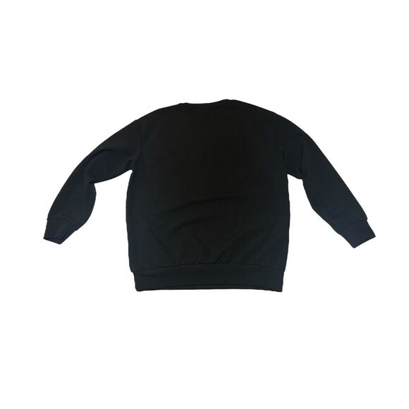 SHEIN Black Top With Colorful Hearts Long Sleeve Women’s‎ Medium Shirt - Picture 3 of 10